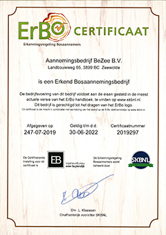 ErBo Certificering 2019 BeZee