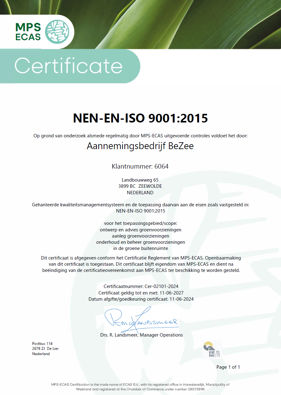 NEN EN ISO 9001 2015 2024