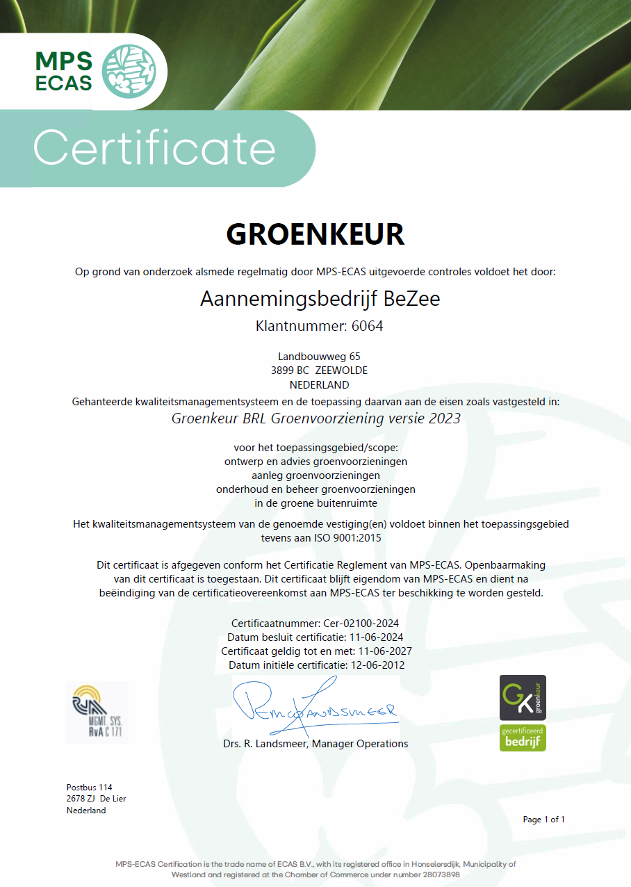 groenkeur 2023